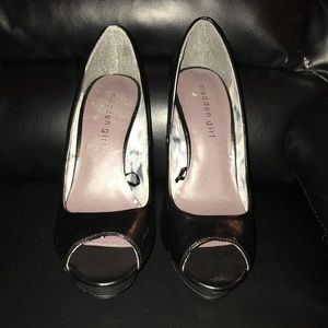 New black madden girl heels
